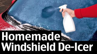 Homemade Windshield DeIcer Spray Recipe For Your Car [upl. by Runkel938]