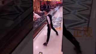 Waiters Wear Roller Skates To Serve Customers [upl. by Caddric]