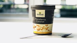 ALNATURA Macadamia Caramel Eis ☛ TEST [upl. by Gilligan464]