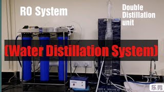 Water Distillation Process in English  Double Distillation Unit  RO system [upl. by Kaia]