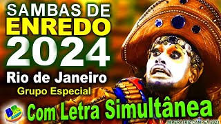 CD Samba Enredo 2024 Rio de Janeiro OFICIAL Grupo Especial Com Letra Simultânea [upl. by Ethelind]