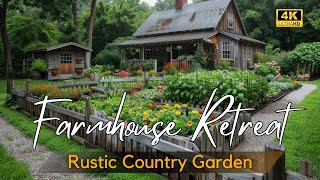 Rustic Farmhouse Garden Ideas Integrating Countryside Charm and Tranquility into Your Outdoor Space [upl. by Kirt]