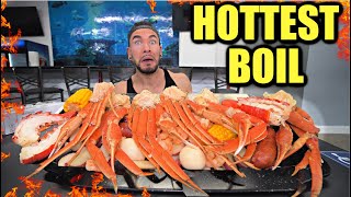 “PRAY FOR HIS BOTTOM” SPICIEST SEAFOOD BOIL CHALLENGE I HAVE EVER TRIED Joel Hansen [upl. by Heintz431]