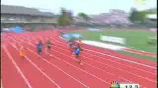 Olympic Trials Mens 200 Semifinal2 2008 USA Track amp Field [upl. by Einatsed]