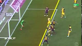 MESSI GOAL vs ATLETICO MADRID NOT OFFSIDE [upl. by Anirt]