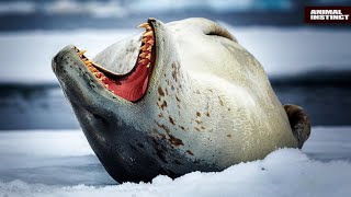 Deadly Jaws The most Terrifying predator of the ocean is the Sea Leopard [upl. by Goren]