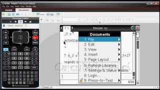 Tutorial TI Nspire CX CAS Traspasar archivos a la calculadora [upl. by Nytsuj]