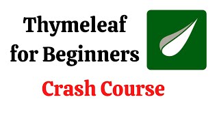 Java Thymeleaf Template Tutorial  Crash Course [upl. by Aseena]