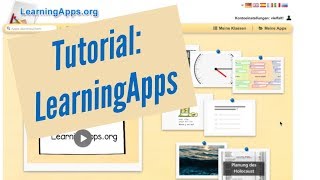 Tutorial LearningApps – Wie arbeite ich mit einer Klasse [upl. by Ok]