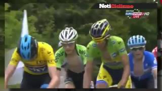 INCREIBLE BATALLA Contador Vs Froome – Dauphiné 2014 NotiCiclismo [upl. by Weisbart285]