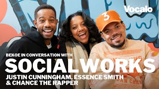 Chance the Rapper Essence Smith amp Justin Cunningham Of SocialWorks Talks A Night At The Museum [upl. by Erdua]