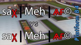 Platform B4  Comparison Meh vs Meh  Trackmania Nations Forever [upl. by Scotty]