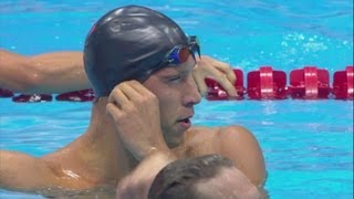 Mens 100m Backstroke SemiFinal 2  London 2012 Olympics [upl. by Vogele467]