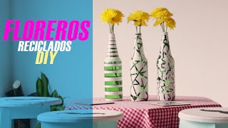 como hacer floreros reciclados  DIY DIEGO DUKE [upl. by Katerine]