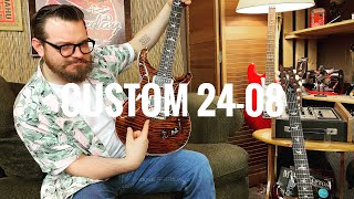 Tweed Hut tries the Paul Reed Smith Custom 2408 in Orange Tiger finish GEEWIZ THIS GUITAR IS NICE [upl. by Ynnoj]