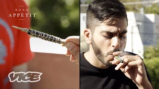 Making the Ultimate SlowBurning Cannabis Cigar  BONG APPETIT [upl. by Jedd]