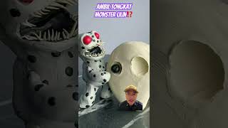 AMBIL TONGKAT MONSTER LILIN⁉️ gaming clay sculpture art halloween handmade roblox games [upl. by Hebe]