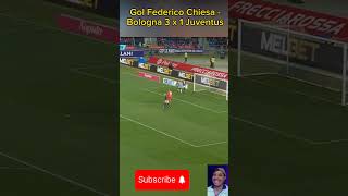 Gol de Frederico Chiesa Belogna 3x1 Juventus [upl. by Parrott]