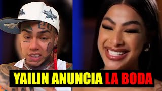 YAILIN LA MAS VIRAL Y TEKASHI EN PALNES DE BODA [upl. by Llerrit454]