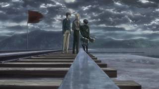 English dub Attack on titan Reveal of the Armored titan and Colossal titan [upl. by Atter]