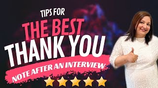 TIPS TO SEND THANK YOU EMAIL AFTER A JOB INTERVIEW [upl. by Millburn]