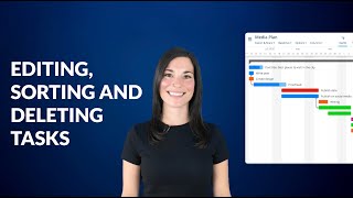 Editing Sorting and Deleting Tasks  Instagantt [upl. by Benedicto]
