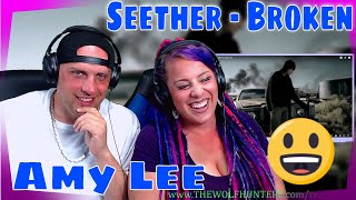 REACTION TO Seether  Broken ft Amy Lee  THE WOLF HUNTERZ REACTIONS [upl. by Eylk]