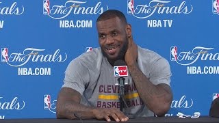 LeBron James jokes with Australian reporter [upl. by Unity679]