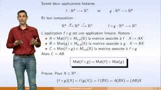 Lespace vectoriel Rn  partie 3  propriétés des applications linéaires [upl. by Fabio237]