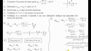 Sucessões  Monotonia  Limitada [upl. by Nilrac]