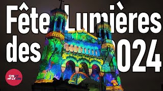 La Fête des Lumières 2024  Lyon [upl. by Sile]