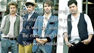 quotSigh No Morequot  Mumford amp Sons Official Lyrics [upl. by Yorle]