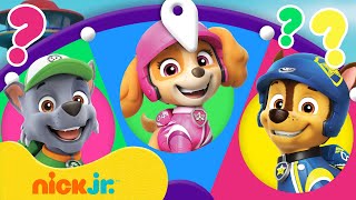 PAW Patrol Rescue Wheels Spin the Wheel 3 w Chase amp Rocky  Games For Kids  Nick Jr [upl. by Eyahs]