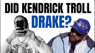 Did Kendrick Troll DRAKE Compton Speech [upl. by Marley532]