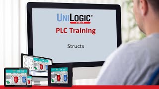 PLC Training Structs  UniLogic for UniStream programmable controllers by Unitronics [upl. by Peh]