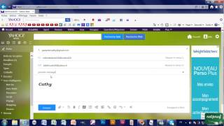 2b  Ecrire envoyer un mail avec Yahoo les différents champs [upl. by Raffaello]