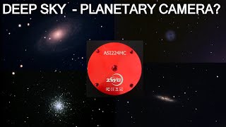 Deep Sky Imaging with a ZWO ASI 224MC Planetary Astro Camera [upl. by Noxid]