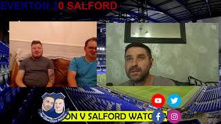 EVERTON VS SALFORD CITY  LIVE  WATCH ALONG [upl. by Armahs540]