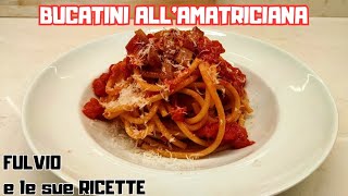 BUCATINI ALLAMATRICIANA  La Ricetta Tradizionale che devi assolutamente provare [upl. by Lekym]