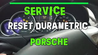 Durametric Service Intervall zurücksetzen Service reset Porsche Cayenne Inspektions reset Diagnose [upl. by Esinyl705]