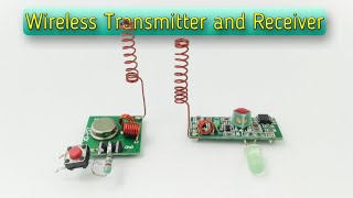 One Channel Transmitter and Receiver with 433Mhz RF module [upl. by Maggee]