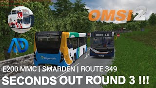 OMSI 2 Stagecoach ADL ENVIRO 200 MMC SH07 TIE SHORTIE running the route 349 to rye market [upl. by Naiviv29]