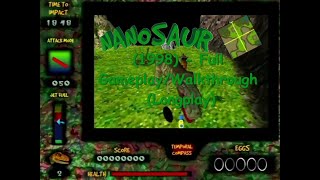 Nanosaur 1998  Full GameplayWalkthrough Longplay [upl. by Anjela]