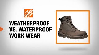 WaterResistant vs WaterRepellent vs Waterproof  The Home Depot [upl. by Merri]