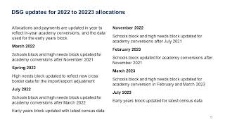 Dedicated schools grant DSG and other grants [upl. by Gimble851]