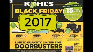 Kohls Black Friday 2017 Full Overview [upl. by Enirual]