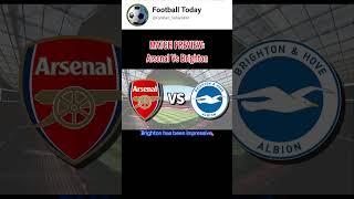 Match preview between Arsenal Vs Brighton  31082024 [upl. by Euqor]