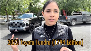 2023 Toyota Tundra 1794 Edition [upl. by Ijneb]