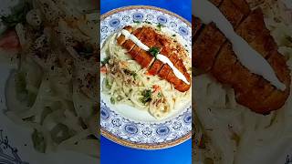 Homemade Alfredo Pasta food desi [upl. by Ylrbmik607]