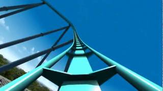 Leviathan Roller Coaster Virtual POV CGI Animated BampM Giga Coaster Canadas Wonderland 2012 [upl. by Lowney921]